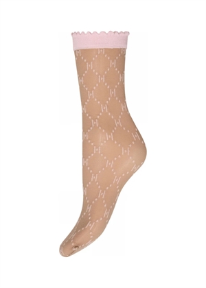 Hype The Detail logo sock Nude/Rosa
